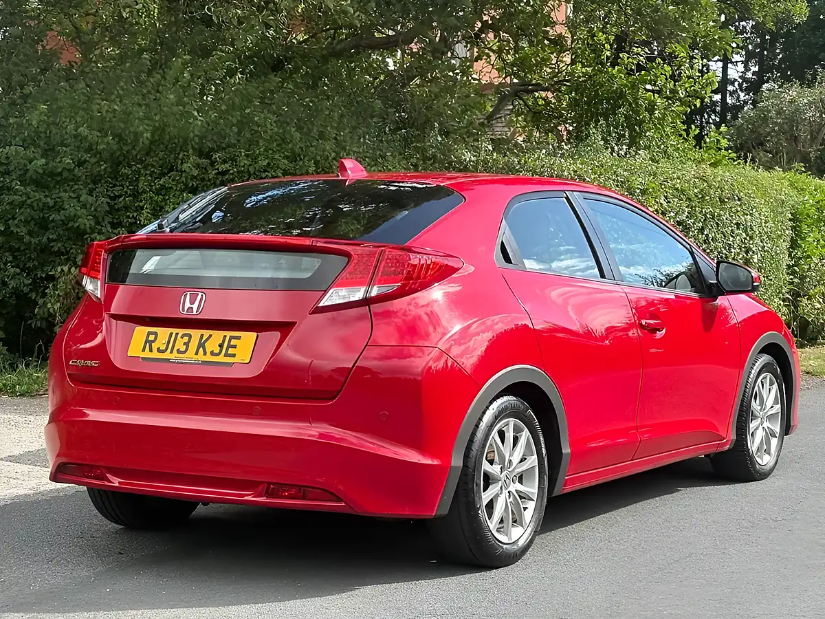 Used 2013 Honda Civic Ex Red - Interior and Exterior details 9