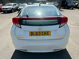 Used 2013 Honda Civic Se-T White - Interior and Exterior details 11