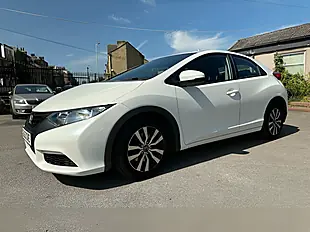 Used 2013 Honda Civic Se-T White - Interior and Exterior details 5