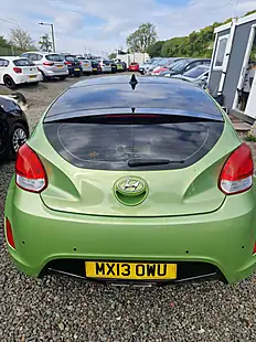 Used 2013 Hyundai Veloster Sport Green - Interior and Exterior details 10