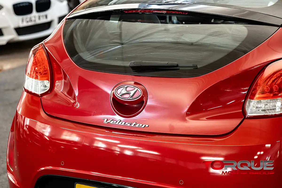 Used 2013 Hyundai Veloster Sport Red - Interior and Exterior details 7