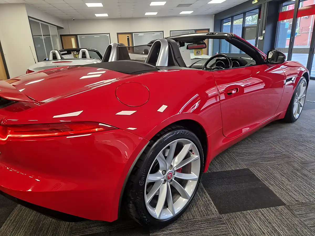 Used 2013 Jaguar F-Type S Red - Interior and Exterior details 10