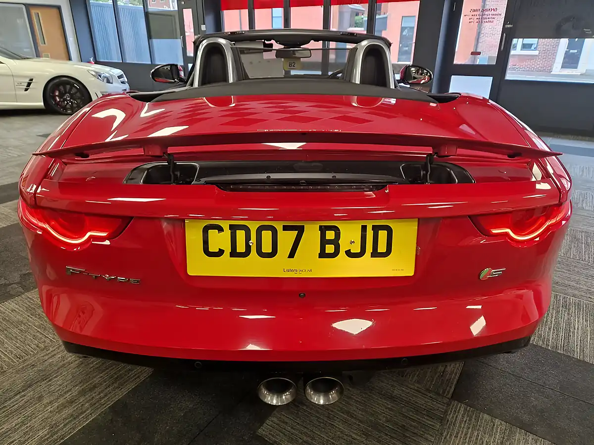 Used 2013 Jaguar F-Type S Red - Interior and Exterior details 11