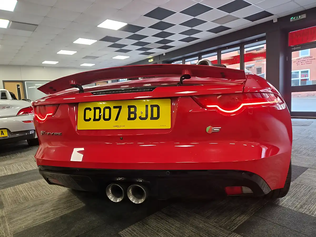 Used 2013 Jaguar F-Type S Red - Interior and Exterior details 12