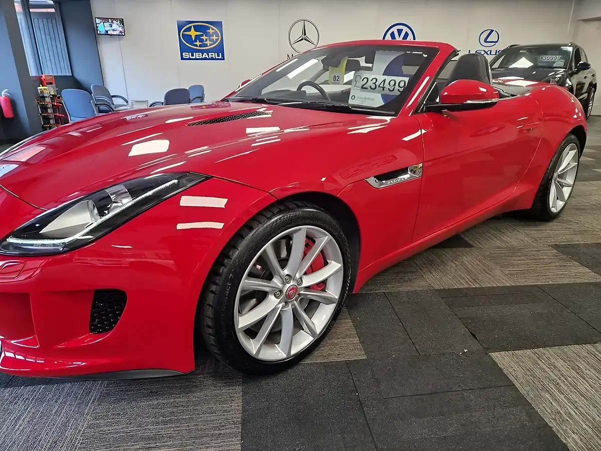Used 2013 Jaguar F-Type S Red - Interior and Exterior details 13