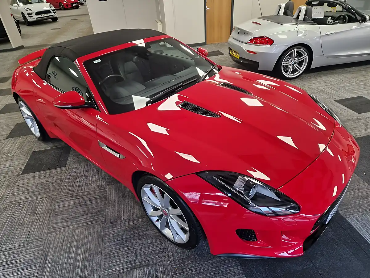 Used 2013 Jaguar F-Type S Red - Interior and Exterior details 20