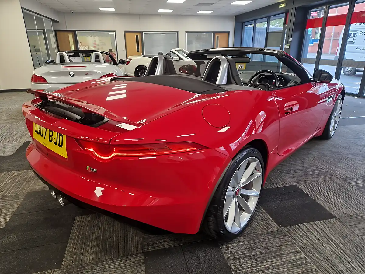 Used 2013 Jaguar F-Type S Red - Interior and Exterior details 4