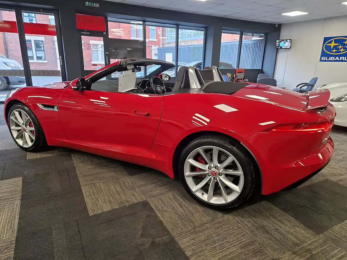 Used 2013 Jaguar F-Type S Red - Interior and Exterior details 5