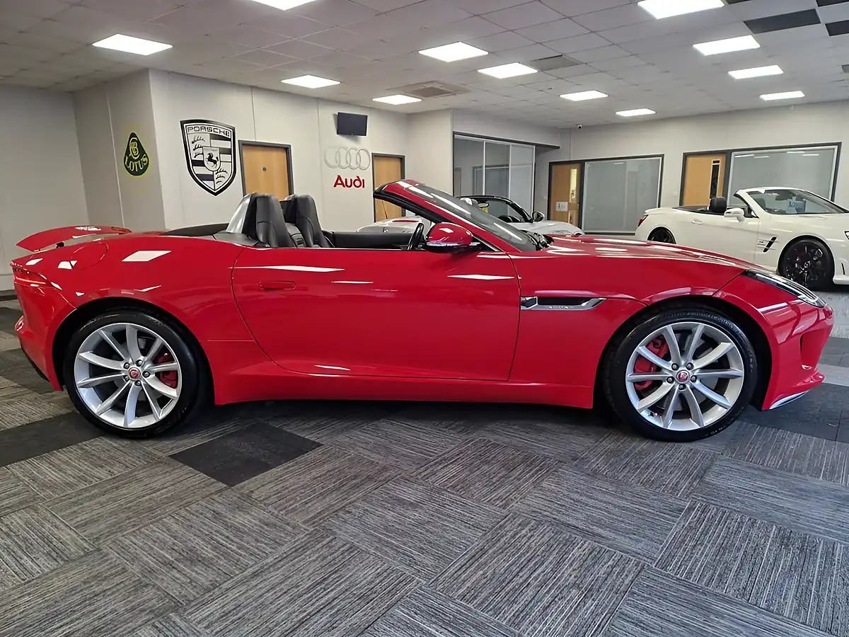 Used 2013 Jaguar F-Type S Red - Interior and Exterior details 8