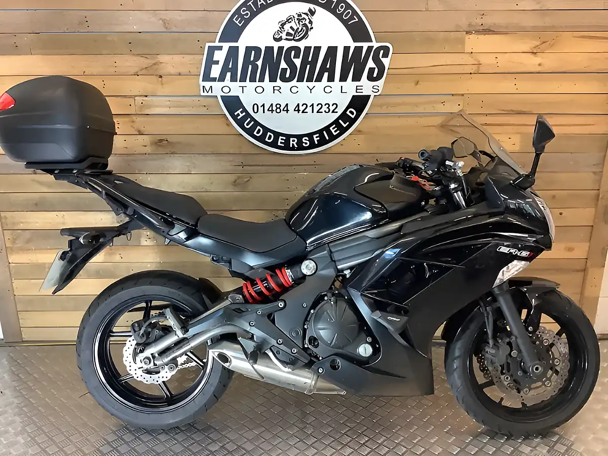 Used 2013 Kawasaki ER-6 Black - Front View