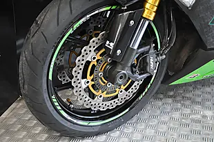 Used 2013 Kawasaki ZX636-R Wibsey Motorcycles Green - Interior and Exterior details 11