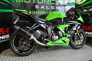 Used 2013 Kawasaki ZX636-R Wibsey Motorcycles Green - Interior and Exterior details 13