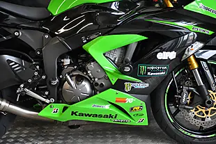 Used 2013 Kawasaki ZX636-R Wibsey Motorcycles Green - Interior and Exterior details 16