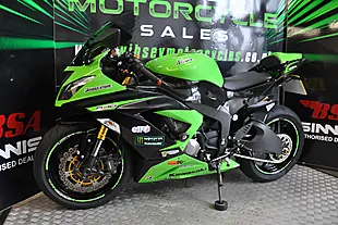 Used 2013 Kawasaki ZX636-R Wibsey Motorcycles Green - Interior and Exterior details 3