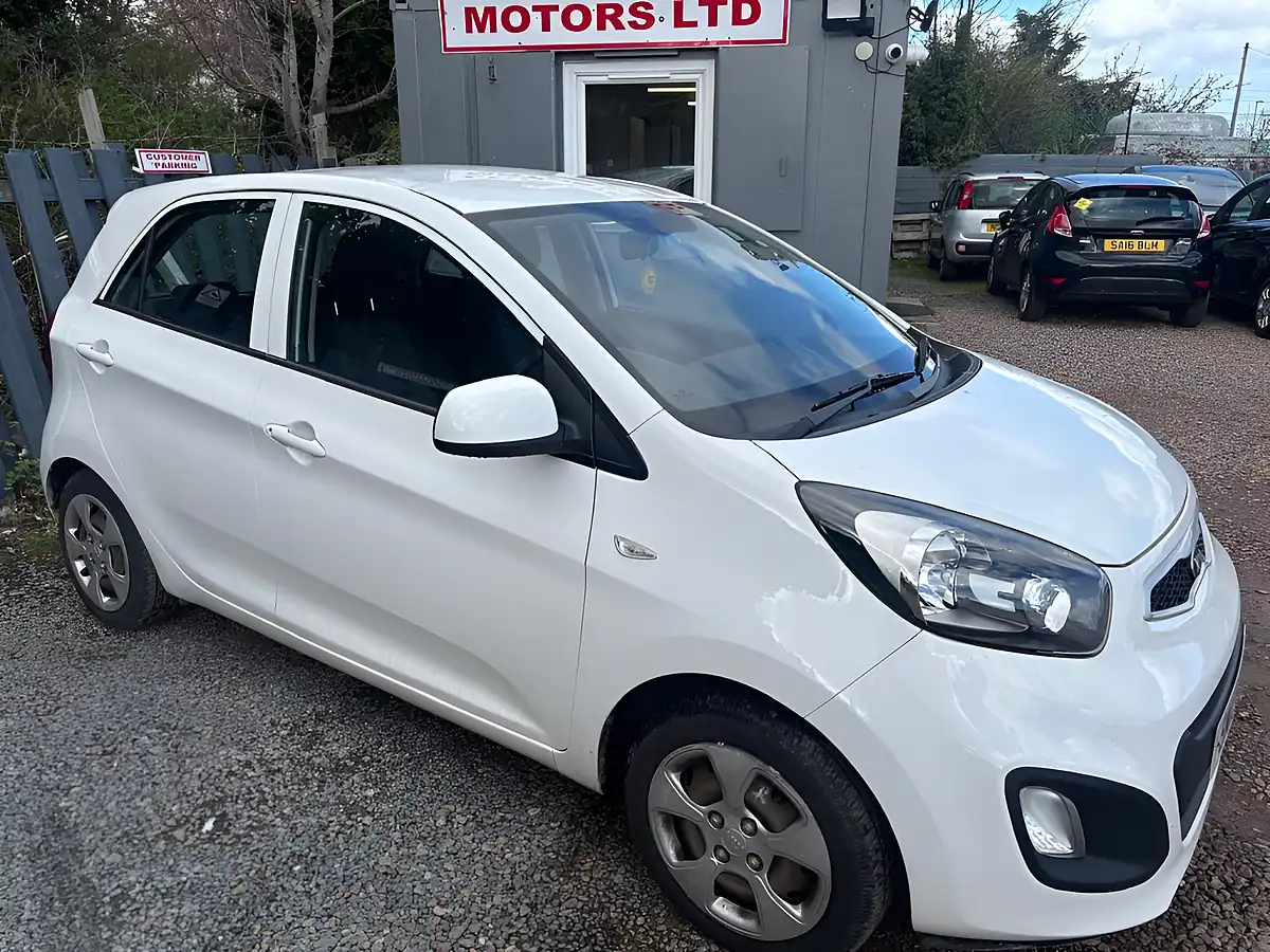Used 2013 Kia Picanto 1 White - Front View