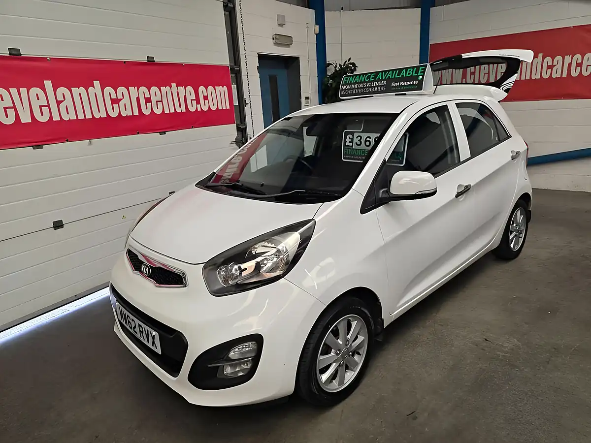 Used 2013 Kia Picanto 2 White - Front View