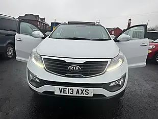 Used 2013 Kia Sportage Ecodynamics 3 White - Interior and Exterior details 3