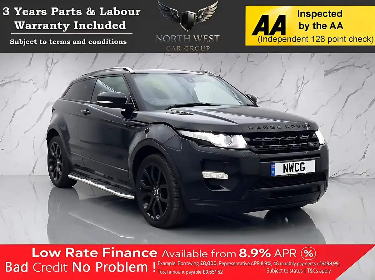 Used 2013 Land Rover Range Rover Evoque Dynamic Black - Front View