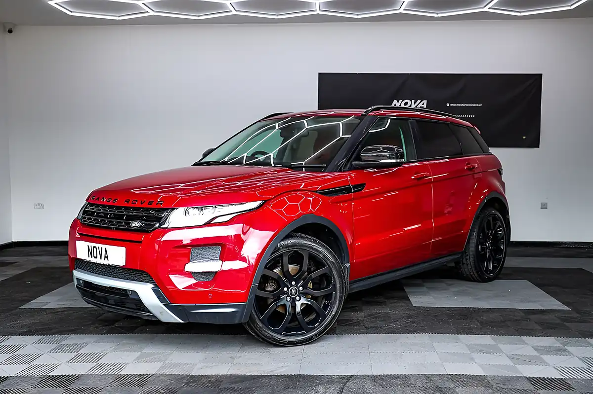 Used 2013 Land Rover Range Rover Evoque Dynamic Red - Front View