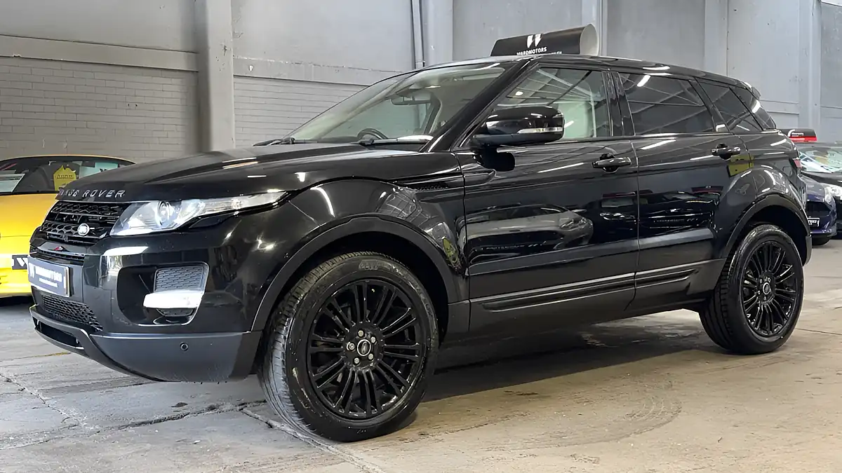 Used 2013 Land Rover Range Rover Evoque Prestige Black - Front View