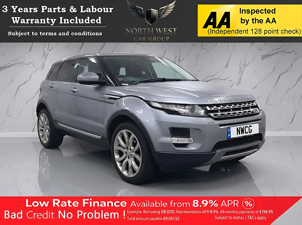 Used 2013 Land Rover Range Rover Evoque Prestige Grey - Front View