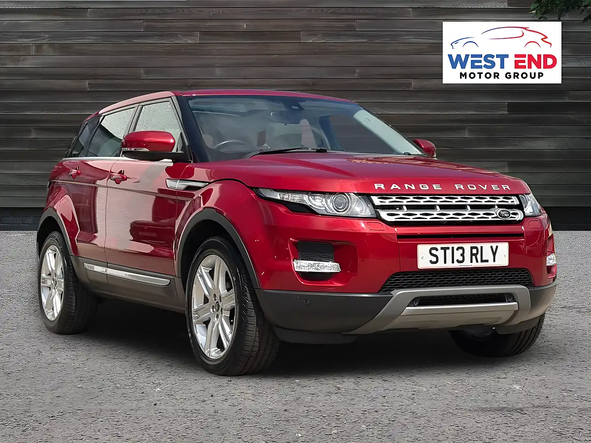Used 2013 Land Rover Range Rover Evoque Prestige Red - Front View
