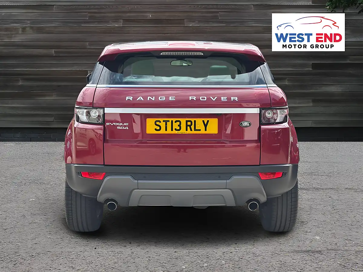 Used 2013 Land Rover Range Rover Evoque Prestige Red - Interior and Exterior details 4
