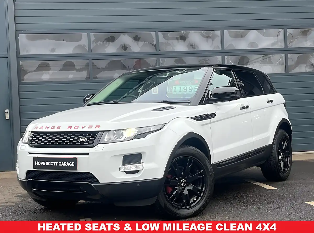 Used 2013 Land Rover Range Rover Evoque Pure White - Front View