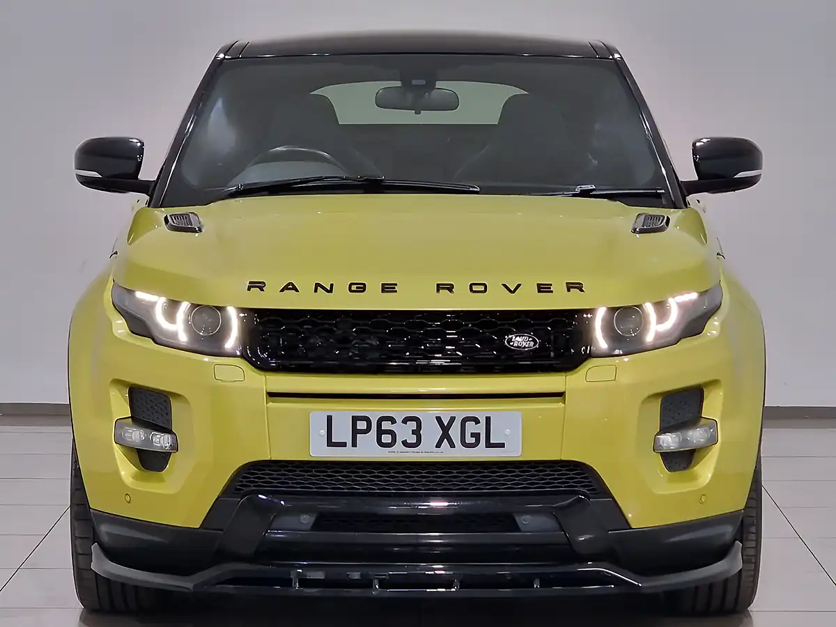 Used 2013 Land Rover Range Rover Evoque Special Edition Sicilian Yellow - Interior and Exterior details 2