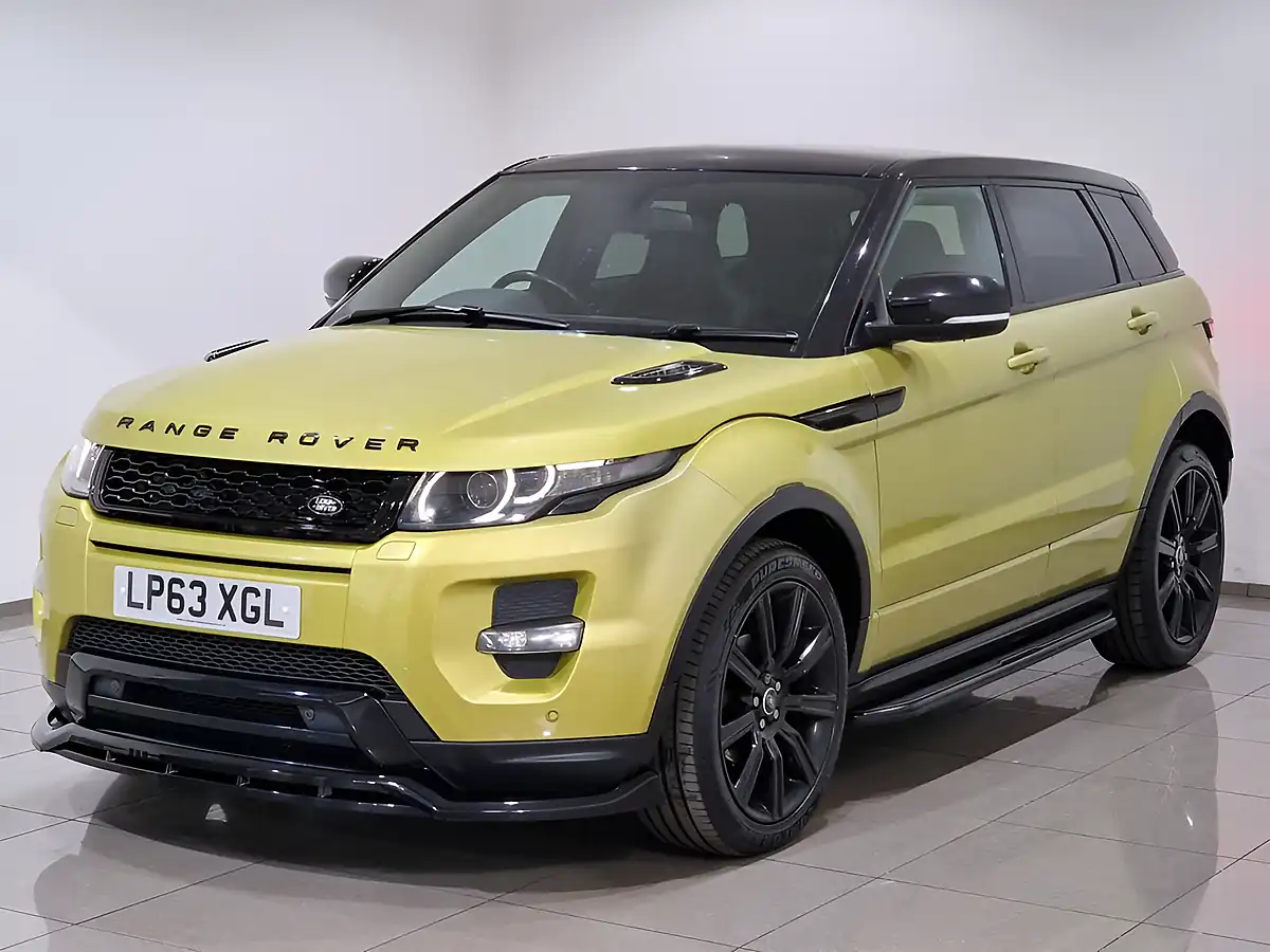 Used 2013 Land Rover Range Rover Evoque Special Edition Sicilian Yellow - Interior and Exterior details 3