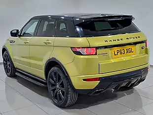 Used 2013 Land Rover Range Rover Evoque Special Edition Sicilian Yellow - Interior and Exterior details 4
