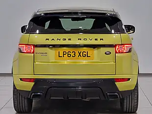 Used 2013 Land Rover Range Rover Evoque Special Edition Sicilian Yellow - Interior and Exterior details 5