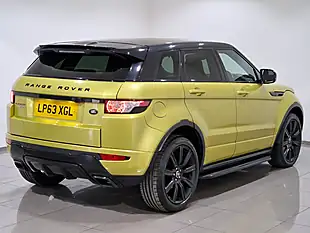 Used 2013 Land Rover Range Rover Evoque Special Edition Sicilian Yellow - Interior and Exterior details 6
