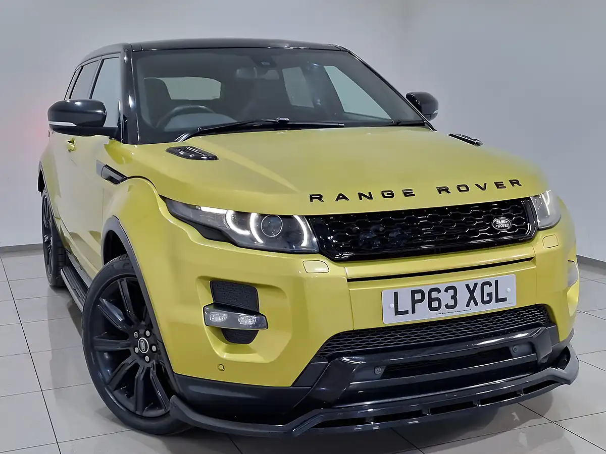 Used 2013 Land Rover Range Rover Evoque Special Edition Sicilian Yellow - Interior and Exterior details 8