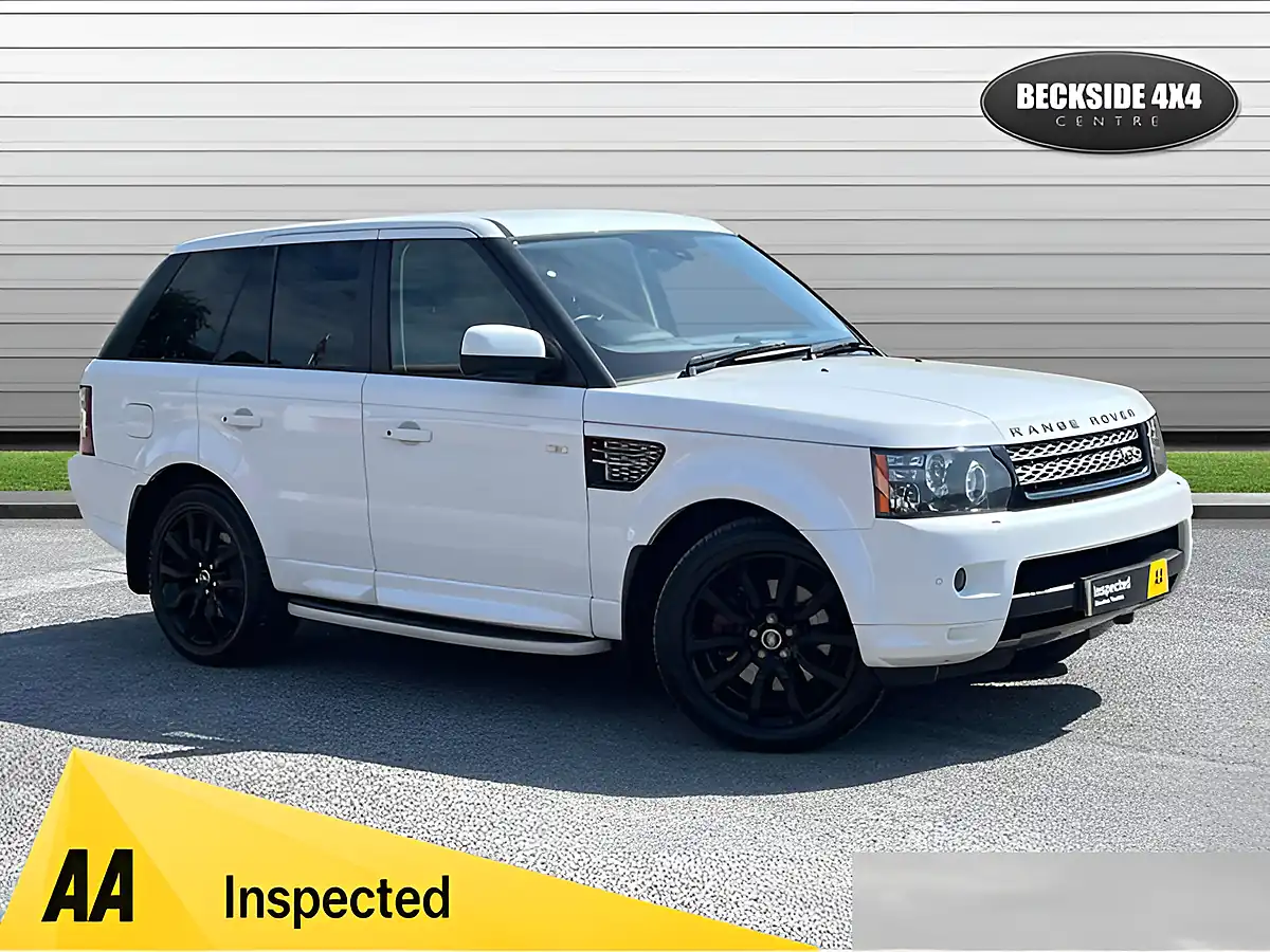 Used 2013 Land Rover Range Rover Sport Hse Black White - Front View