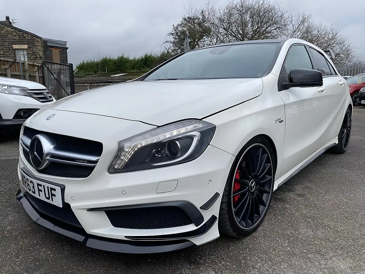 Used 2013 Mercedes-Benz a Class A45 AMG White - Interior and Exterior details 3