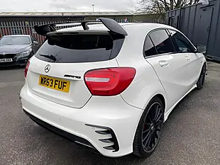 Used 2013 Mercedes-Benz a Class A45 AMG White - Interior and Exterior details 7