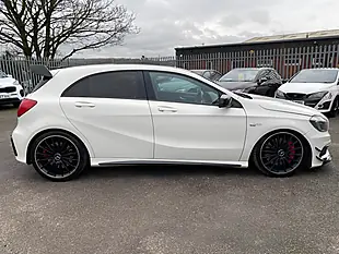 Used 2013 Mercedes-Benz a Class A45 AMG White - Interior and Exterior details 8
