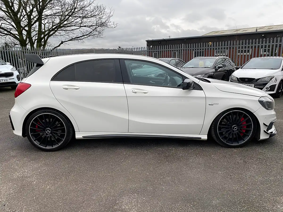 Used 2013 Mercedes-Benz a Class A45 AMG White - Interior and Exterior details 8