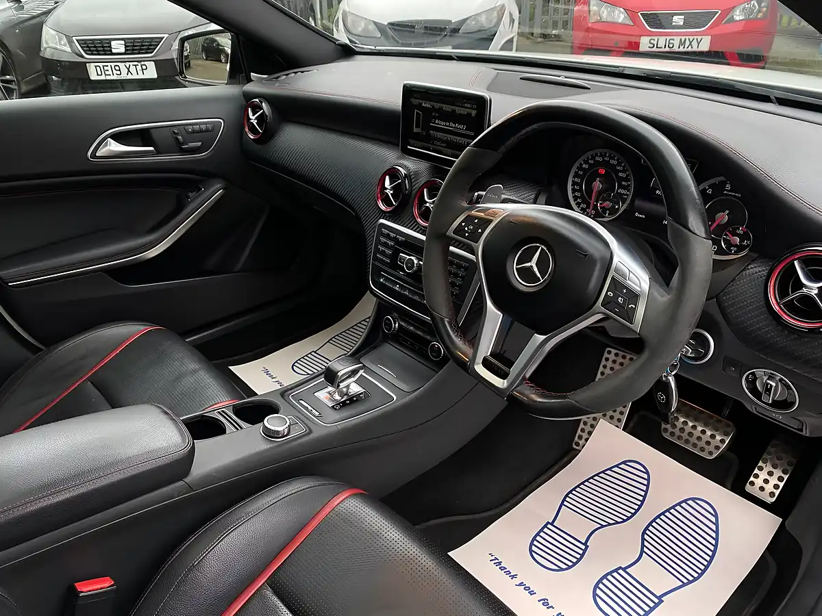 Used 2013 Mercedes-Benz a Class A45 AMG White - Interior and Exterior details 9