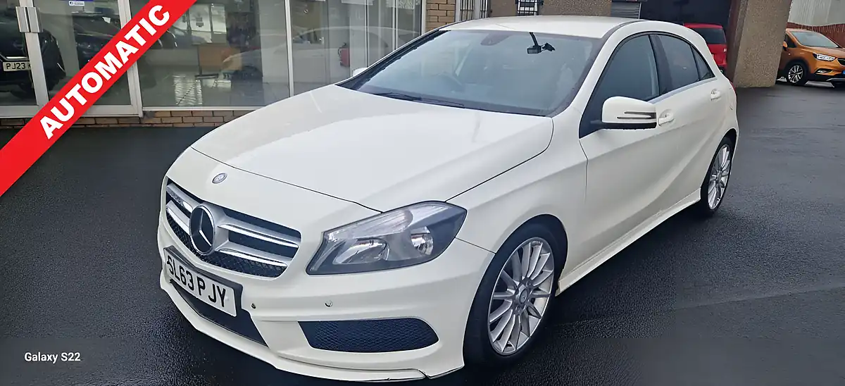 Used 2013 Mercedes-Benz a-Class AMG Sport White - Front View