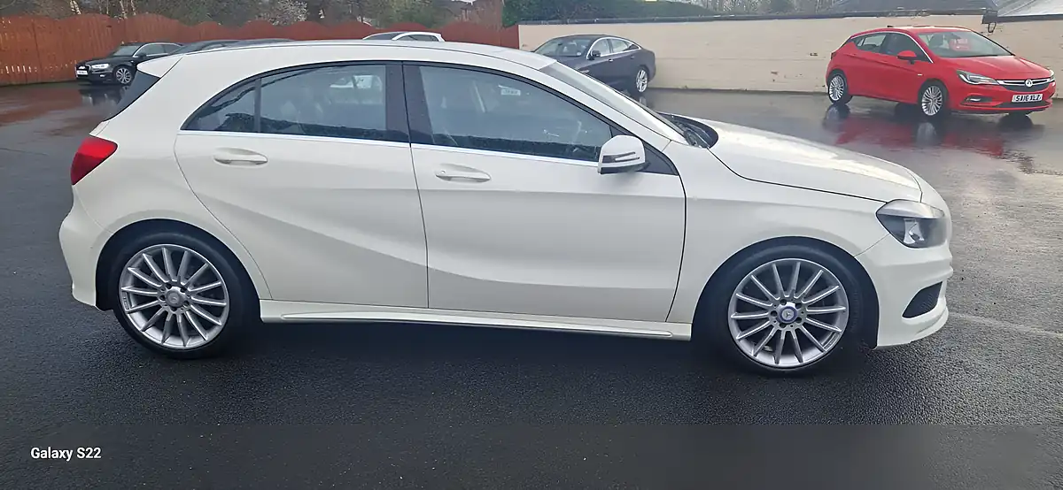 Used 2013 Mercedes-Benz a-Class AMG Sport White - Interior and Exterior details 18