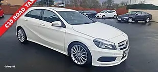 Used 2013 Mercedes-Benz a-Class AMG Sport White - Interior and Exterior details 4