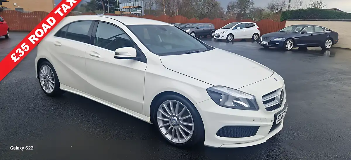 Used 2013 Mercedes-Benz a-Class AMG Sport White - Interior and Exterior details 4