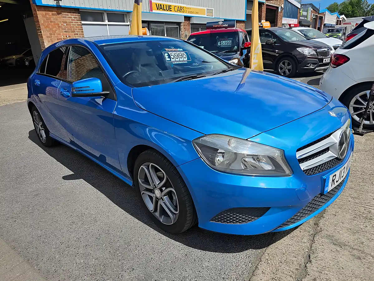 Used 2013 Mercedes-Benz a Class Sport Blue - Front View