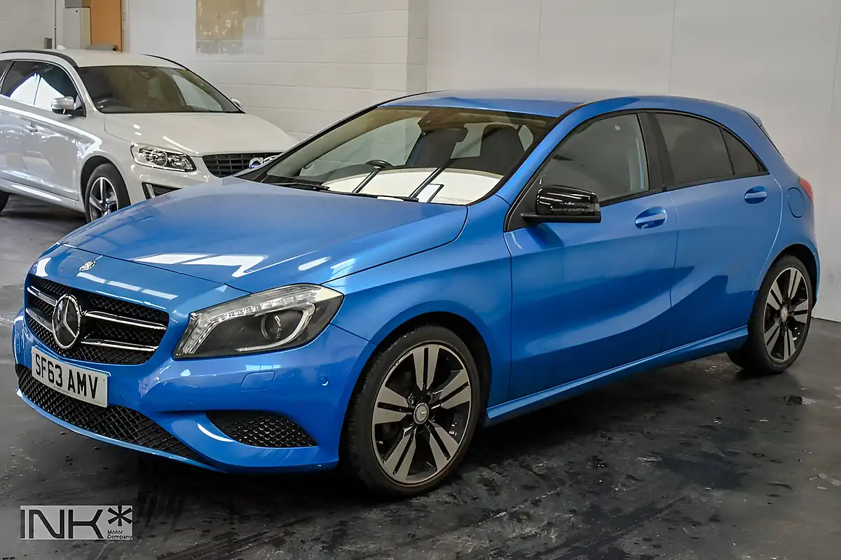 Used 2013 Mercedes-Benz a Class Sport Blue - Interior and Exterior details 5