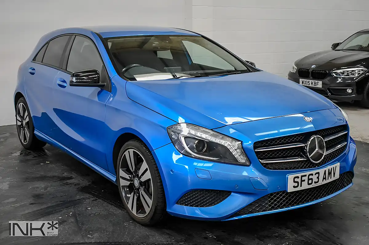 Used 2013 Mercedes-Benz a Class Sport Blue - Interior and Exterior details 9