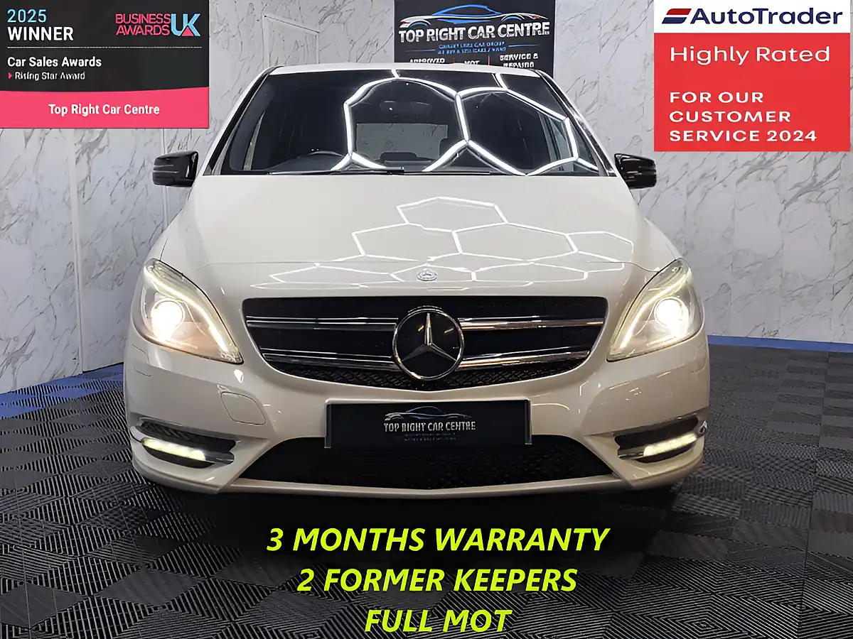 Used 2013 Mercedes-Benz B Class Sport White - Interior and Exterior details 2