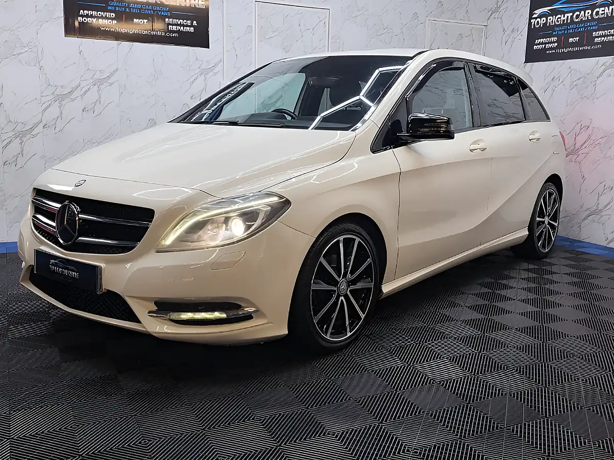 Used 2013 Mercedes-Benz B Class Sport White - Interior and Exterior details 4