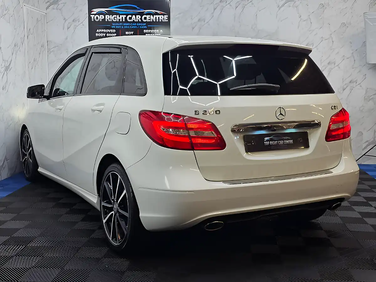 Used 2013 Mercedes-Benz B Class Sport White - Interior and Exterior details 6
